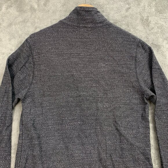 Marine Layer Sweater Men's Size Large Gray Clayton Textured Pullover Long Sleeve - Picture 11 of 11